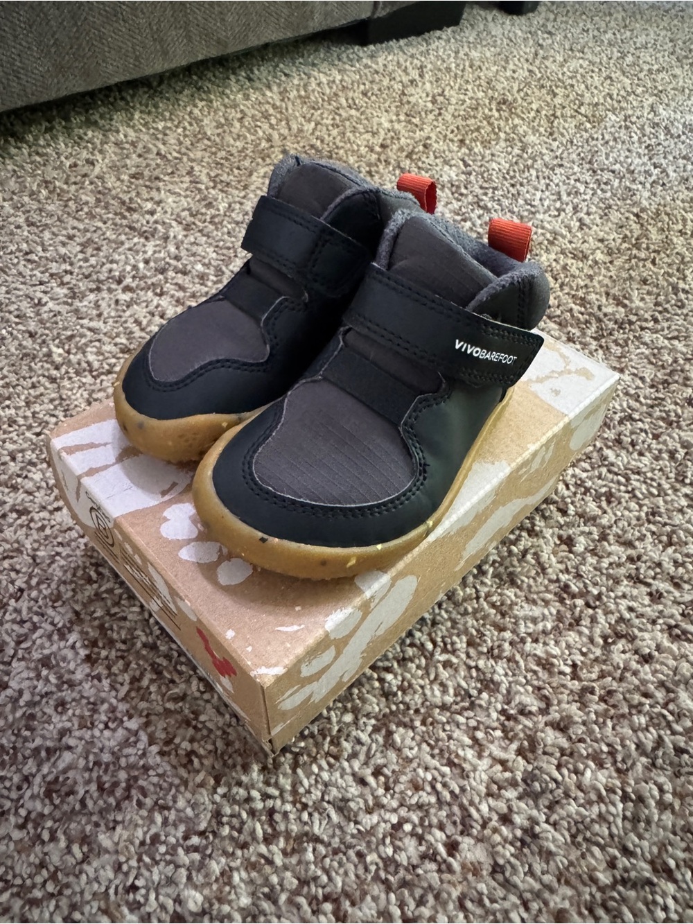 VIVOBAREFOOT Primus Ludo Hi Toddler Kids Velcro Shoes Boots